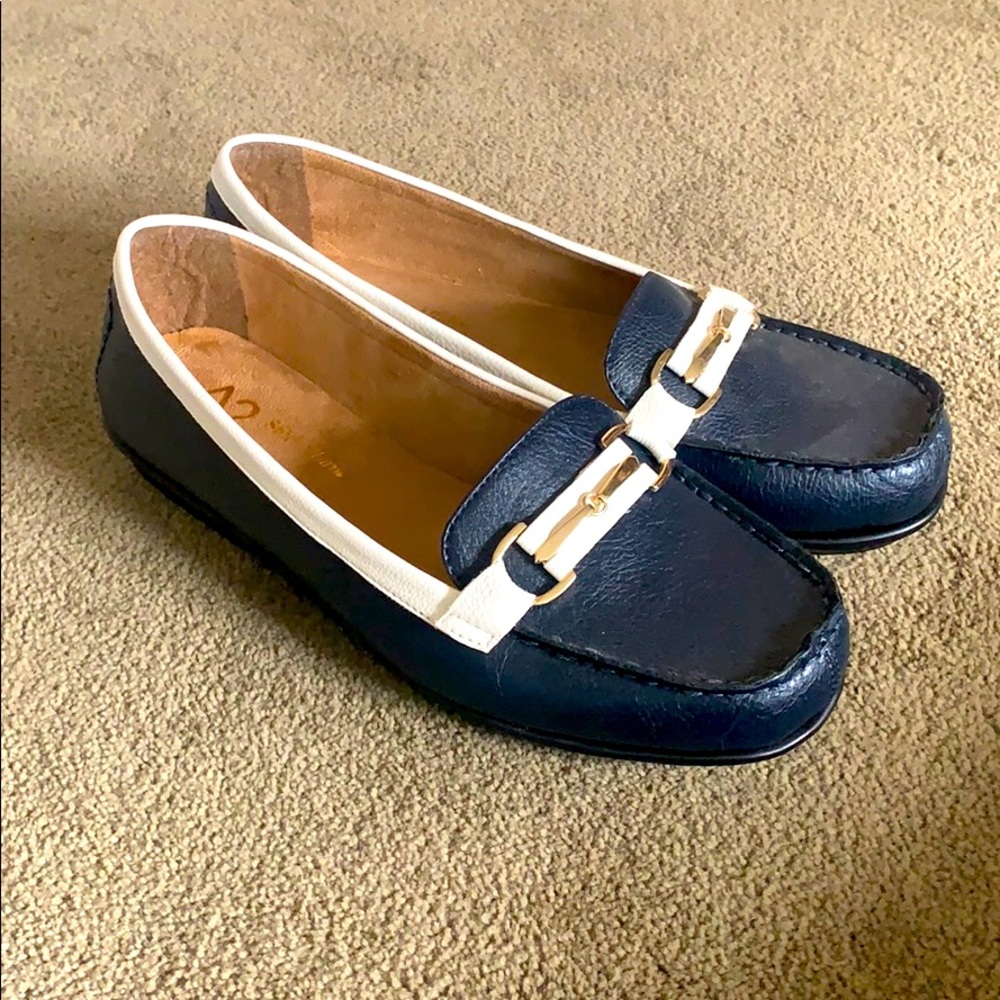Brand New, Size 8 Navy Loafer